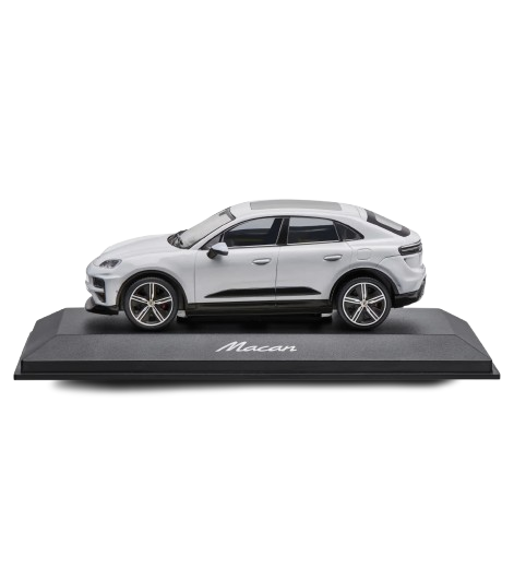 Original Porsche Macan Turbo Modellauto 1:43, silber - WAP0200700RMAT