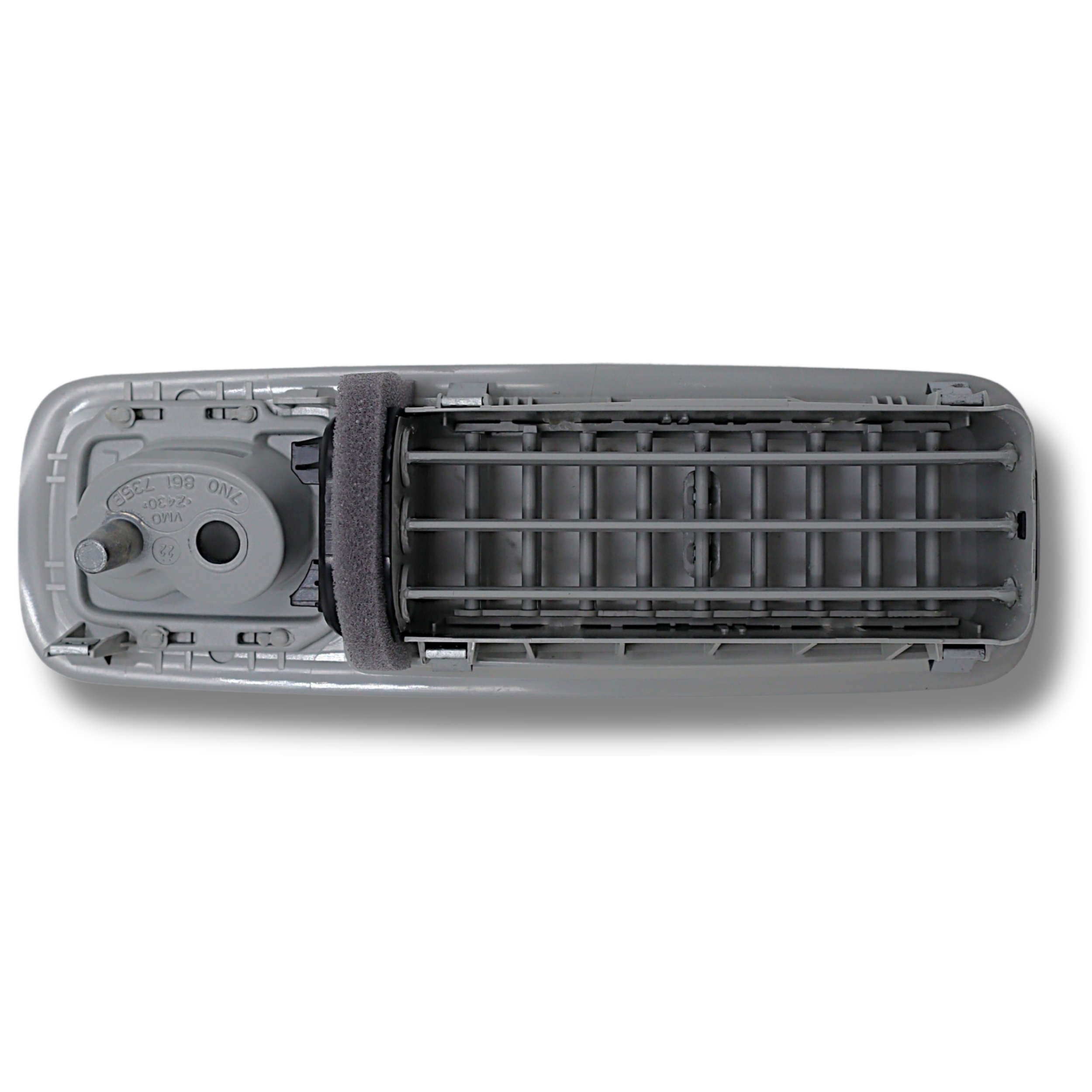 Original VW Sharan Seat Alhambra Ausströmer links hinten perlgrau