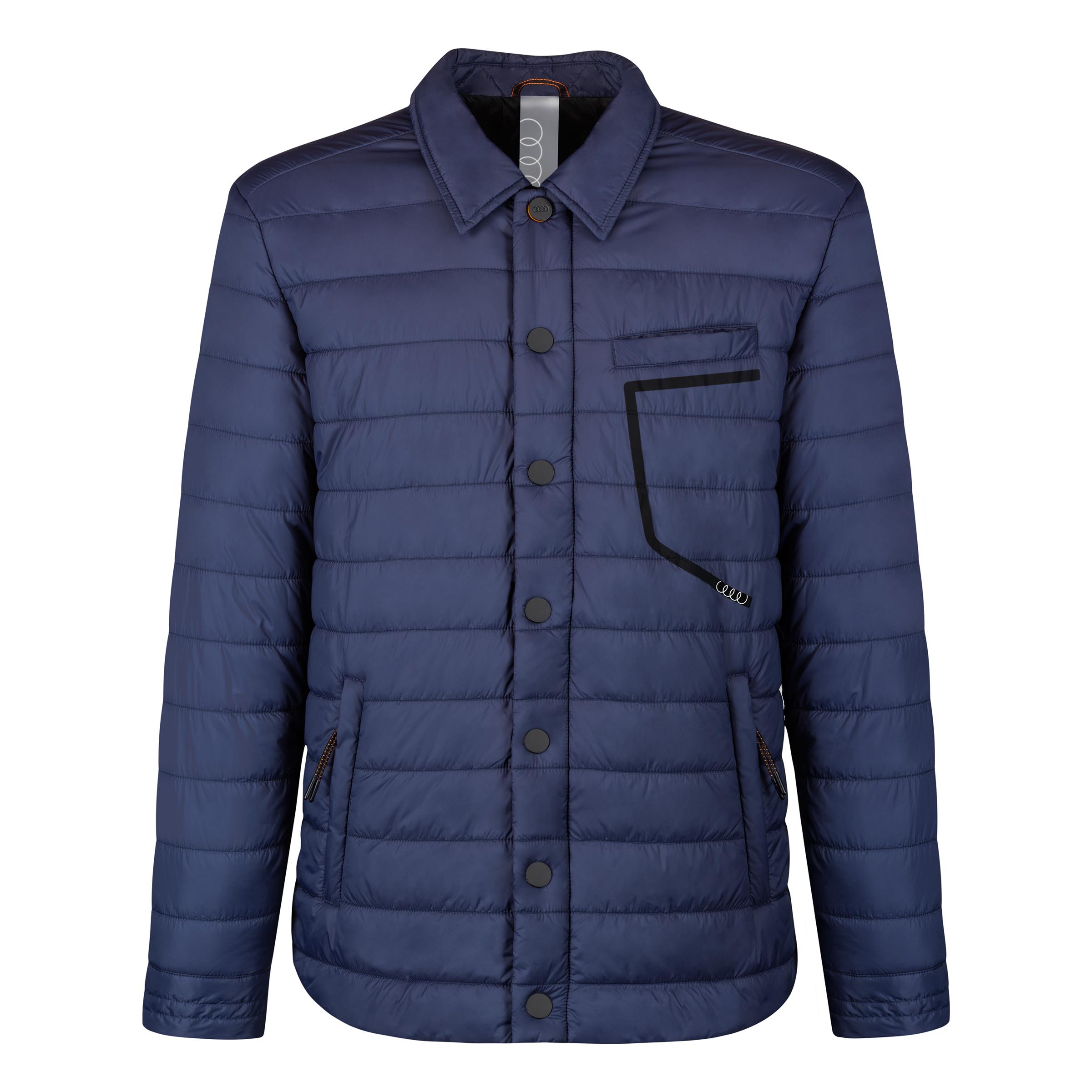 Original Audi Hemdjacke Jacke , Herren, navy