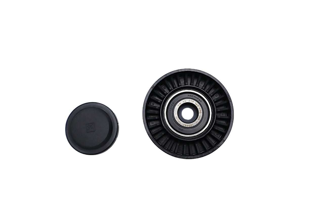 Original Audi A8 Umlenkrolle links für Doppelkeilrippenriemen