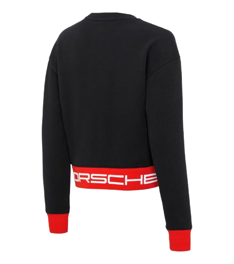 Original Porsche Motorsport Sweatshirt, Damen, schwarz - WAP1640-Konfig