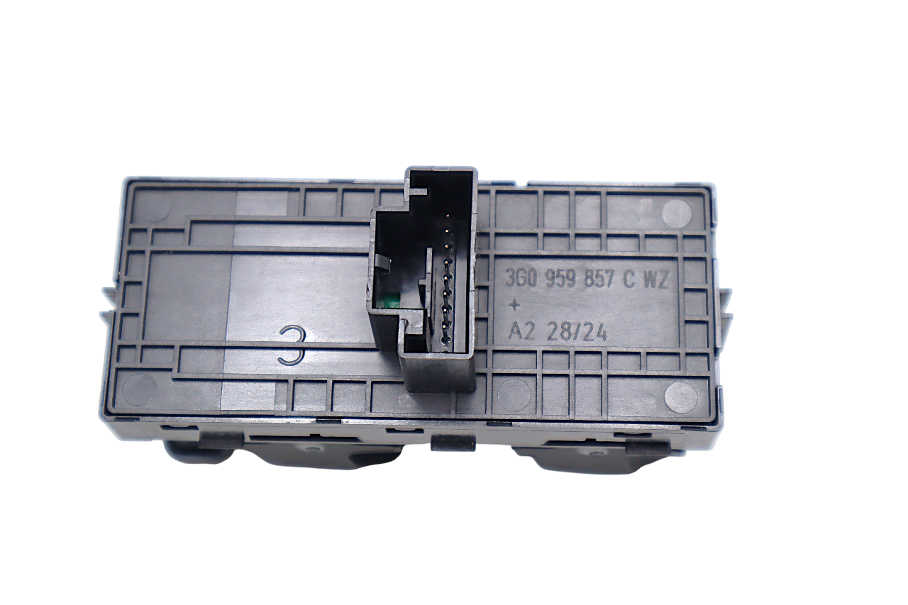Original VW Passat Tayron Schalter für elektrischen Fensterheber schwarz/alu vorn/hinten