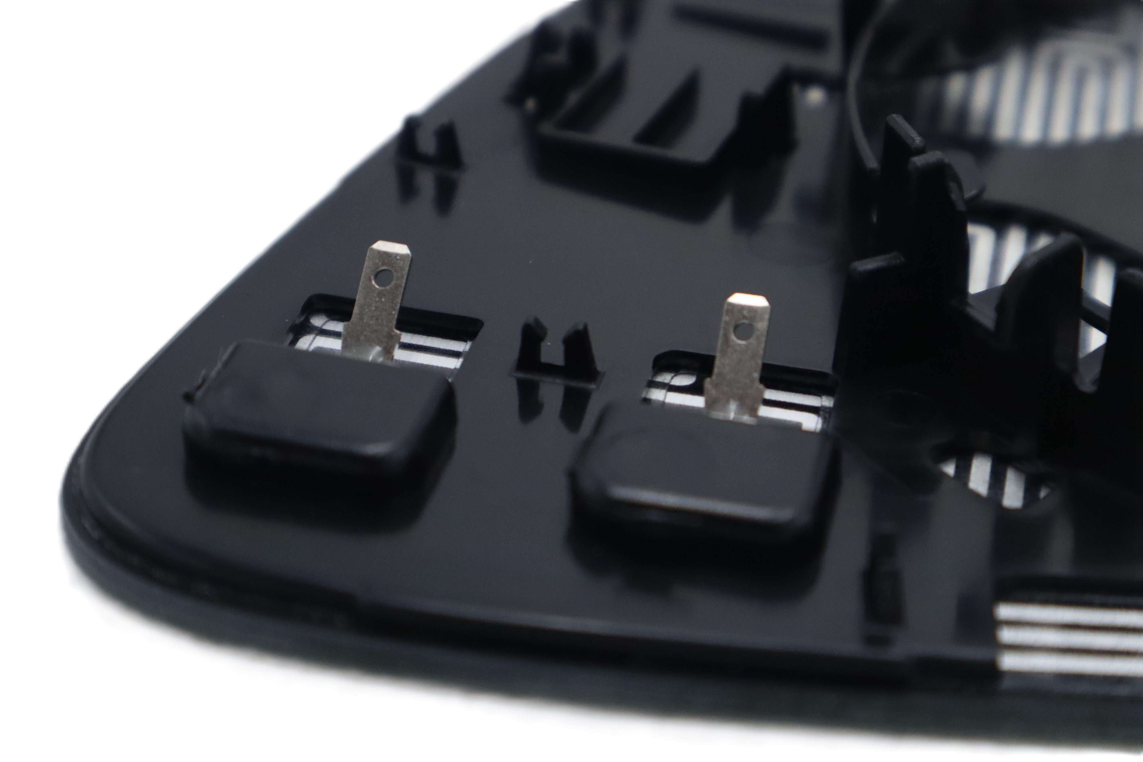 Original VW Golf Touran Spiegelglas rechts konvex mit Trägerplatte Außenspiegel